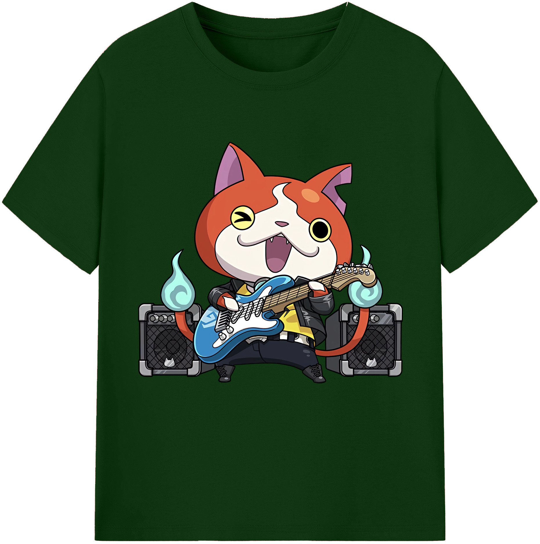 （画像用） 妖怪ウォッチ Yo-kai Watch 綿100％半袖Tシャツ（フロントプリント）